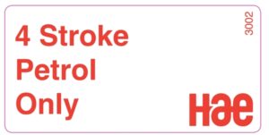 3002 4 stroke petrol only
