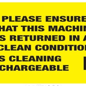 3012 Cleaning is chargeable - Medium