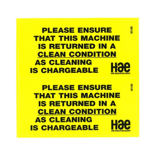 3012B Cleaning is chargeable - Large