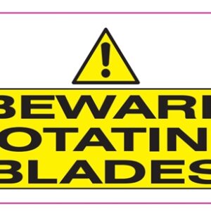 3018 Beware rotating blades