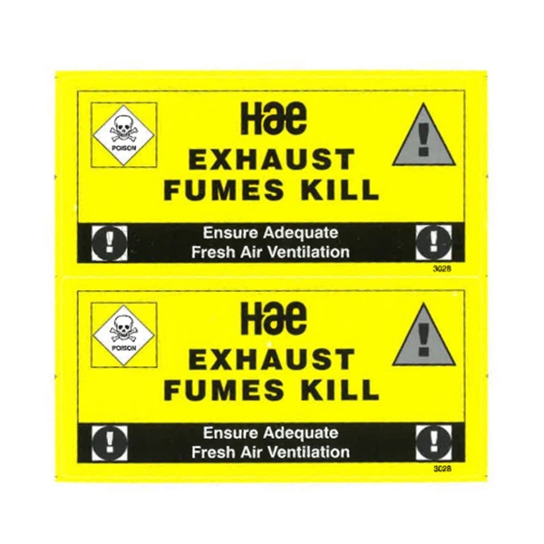 3028 Exhaust fumes can kill