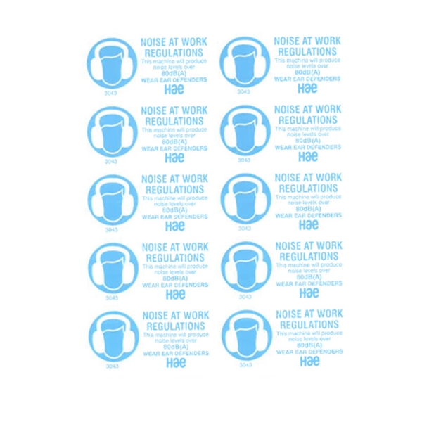 3043 Ear Protectors must be worn