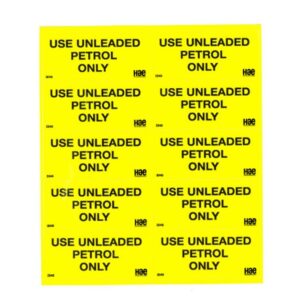 3048 Use unleaded petrol only
