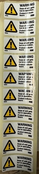 3050 Base of Unit Gets Hot- Protect Delicate Floors