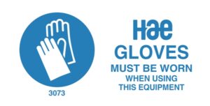 3073 Gloves must be worn