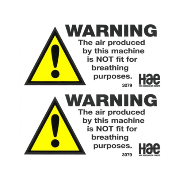 3079 Air from compressor not fit for breathing