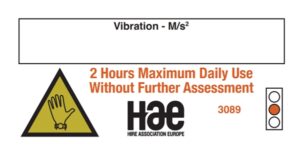 3089 Hand-arm vibration medium risk