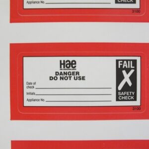 3100 Electrical testing - Red (Fail)