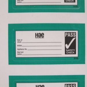 3103 Electrical testing - Green (Pass)