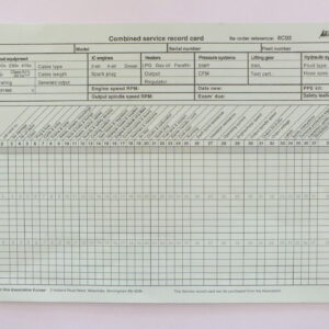 RC02 Combined service record cards