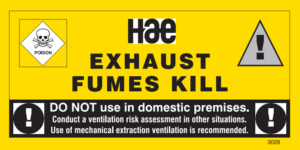 3028 Exhaust fumes can kill