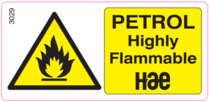 3029 Petrol - highly flammable